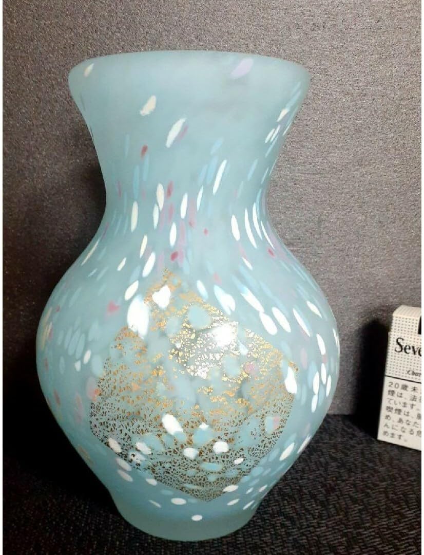 真作保証 文化 勲章受章 作家 ガラス工芸界重鎮藤田喬平作 手吹